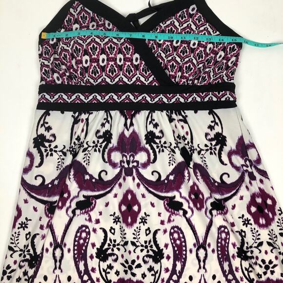 Apt 9 floral abstrac tsummer dress large - Picture 4 of 7